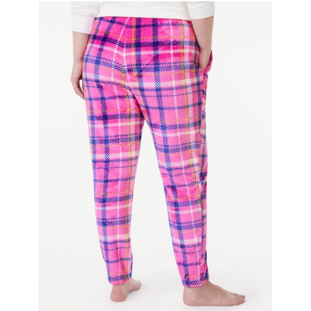 Joyspun Women's Plush Fleece Sleep Joggers - Picture 2 of 2